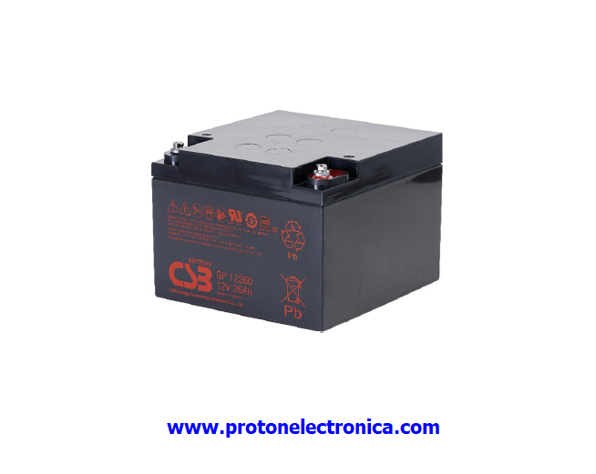 BATERIA CSB GP12260 12V 26Ah