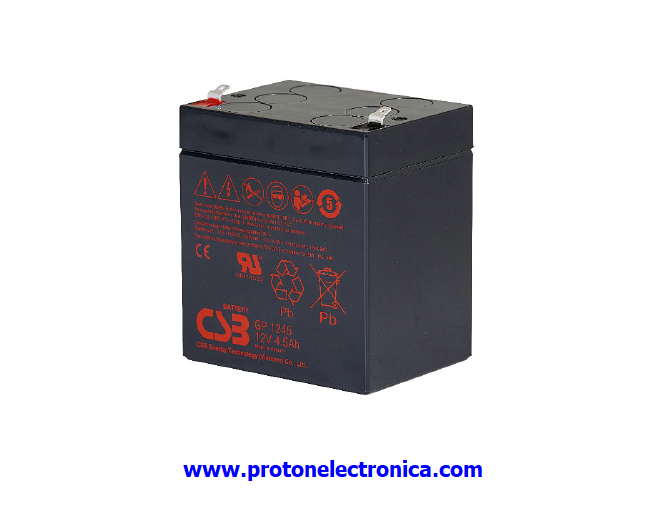 Batería CSB GP1245 12V 4,5Ah
