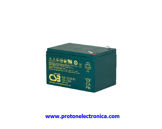 BATERIA CSB EVX12120 12V/12Ah USO CICLICO