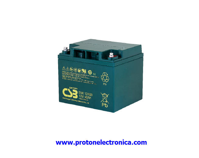 BATERIA CSB EVX12400 12V/40Ah USO CICLICO