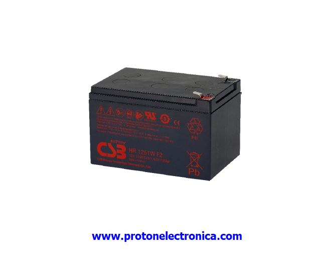 BATERIA CSB HR1251W 12V ALTA DESCARGA