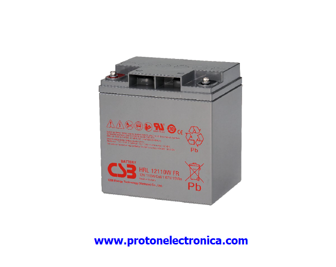 BATERIA CSB HRL12110W 12V ALTA DESCARGA LARGA VIDA