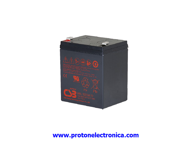 BATERIA CSB HRL1225W 12V ALTA DESCARGA LARGA VIDA