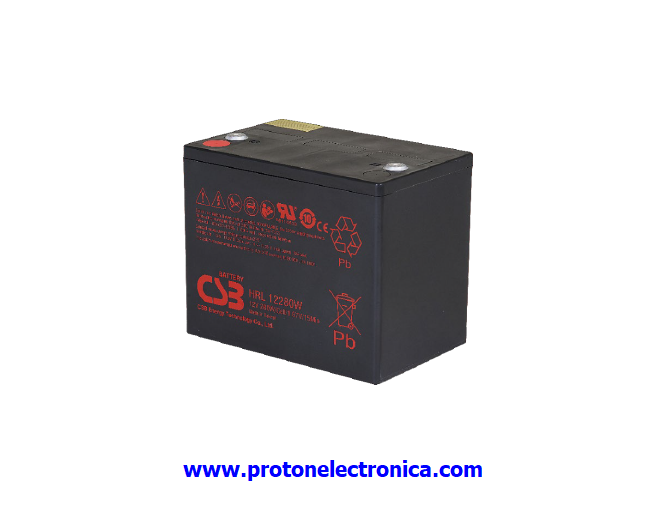 BATERIA CSB HRL12280W 12V ALTA DESCARGA LARGA VIDA