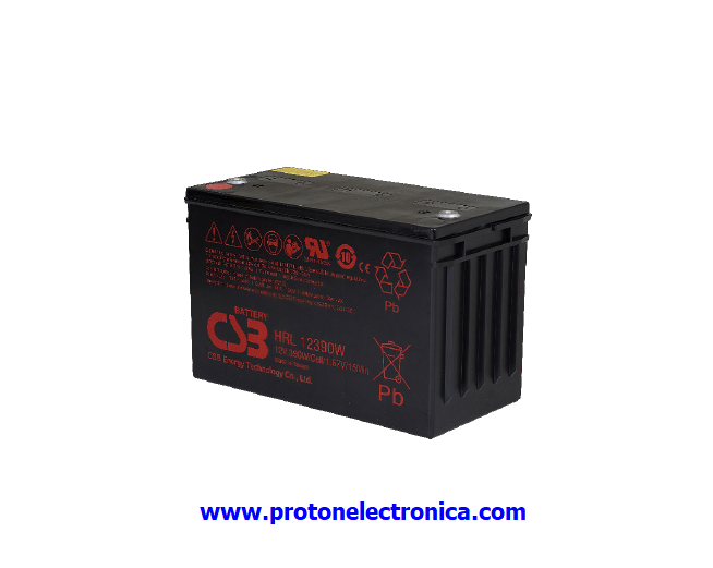 BATERIA CSB HRL12390W 12V ALTA DESCARGA LARGA VIDA