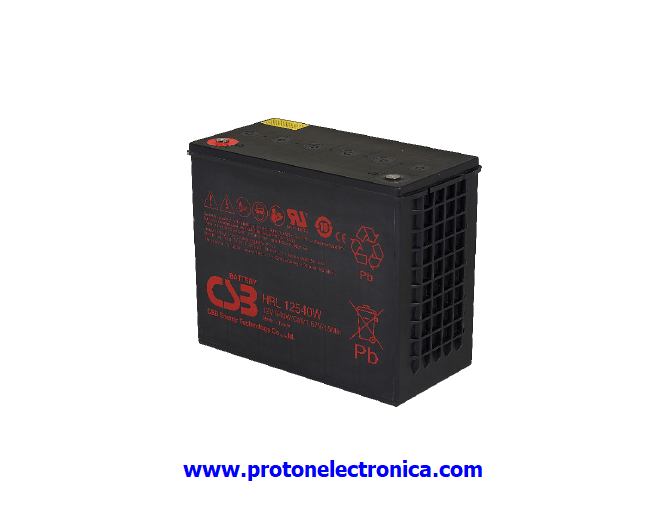 BATERIA CSB HRL12540W 12V ALTA DESCARGA LARGA VIDA