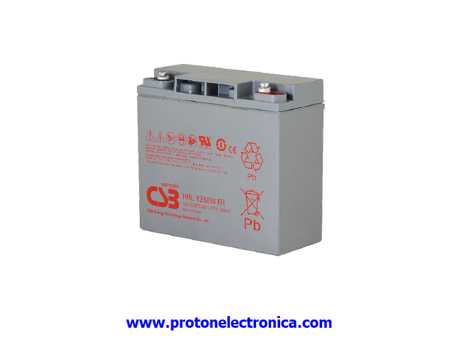 BATERIA CSB HRL1280W 12V ALTA DESCARGA LARGA VIDA