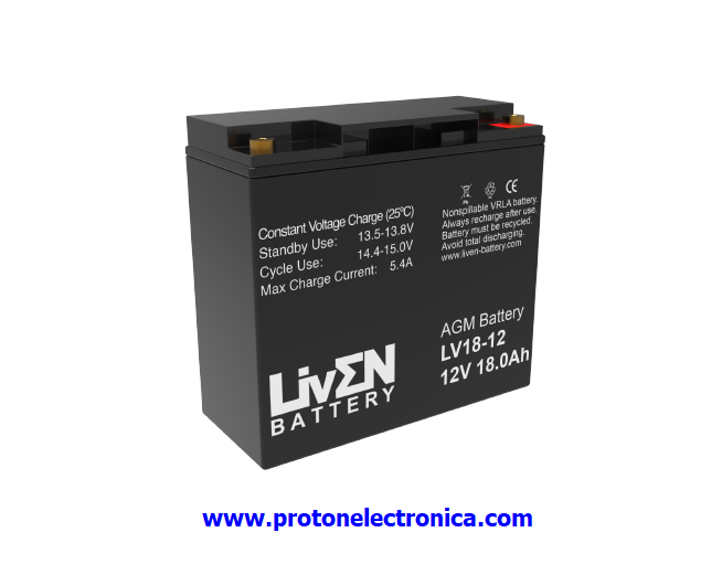 BATERIA LIVEN LV18-12 12V 18Ah