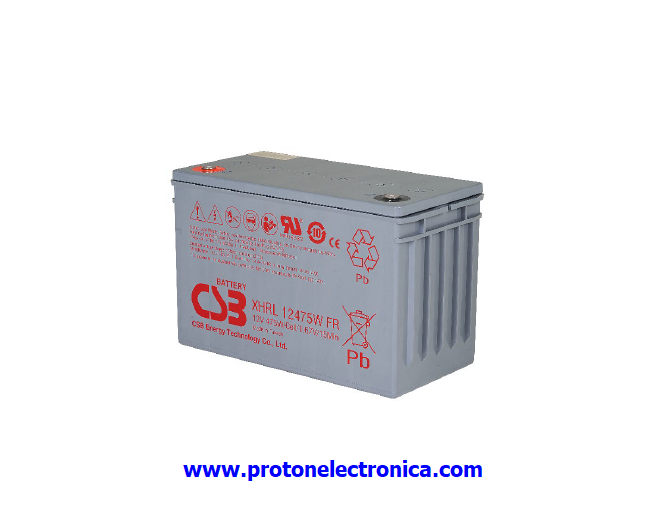 BATERIA CSB XHRL12475W EXTRA ALTA DESCARGA LV