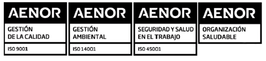 Certificados AENOR