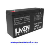 BATERIA LIVEN LV12-6 6V 12Ah F2