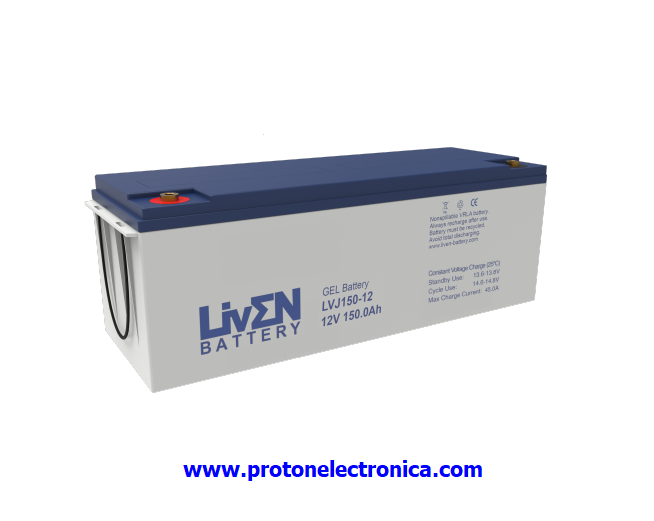 BATERIA LIVEN LVJ150-12 12V 150Ah GEL HIBRIDA