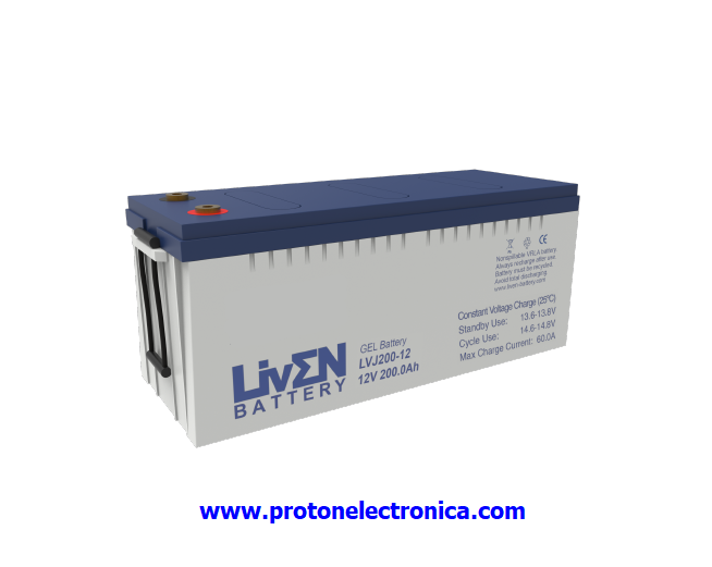 BATERIA LIVEN LVJ200-12 12V 200Ah GEL HIBRIDA