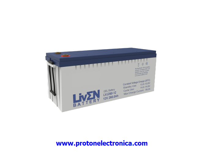 BATERIA LIVEN LVJ260-12 12V 260Ah GEL HIBRIDA