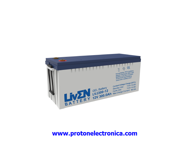 BATERIA LIVEN LVJ300-12 12V 300Ah GEL HIBRIDA