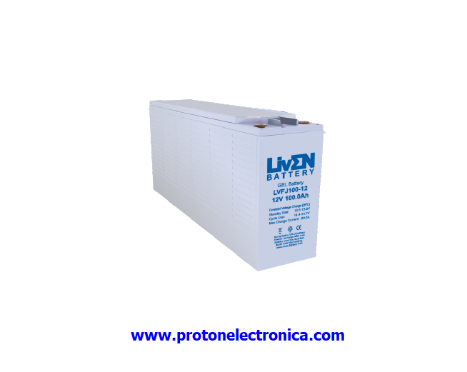 BATERIA LIVEN LVFJ100-12 12V 100Ah TERMINAL FRONTAL GEL HIBRIDA