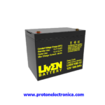BATERIA LIVEN LVDC100-12 12V 100Ah CG CARBON GEL CICLICA 600/80% 1800/30% 100Ah/20h - 92Ah/10h - 80Ah/3h 25º (10,5V) 260x168xh211H214mm; 25,8Kg; TM6